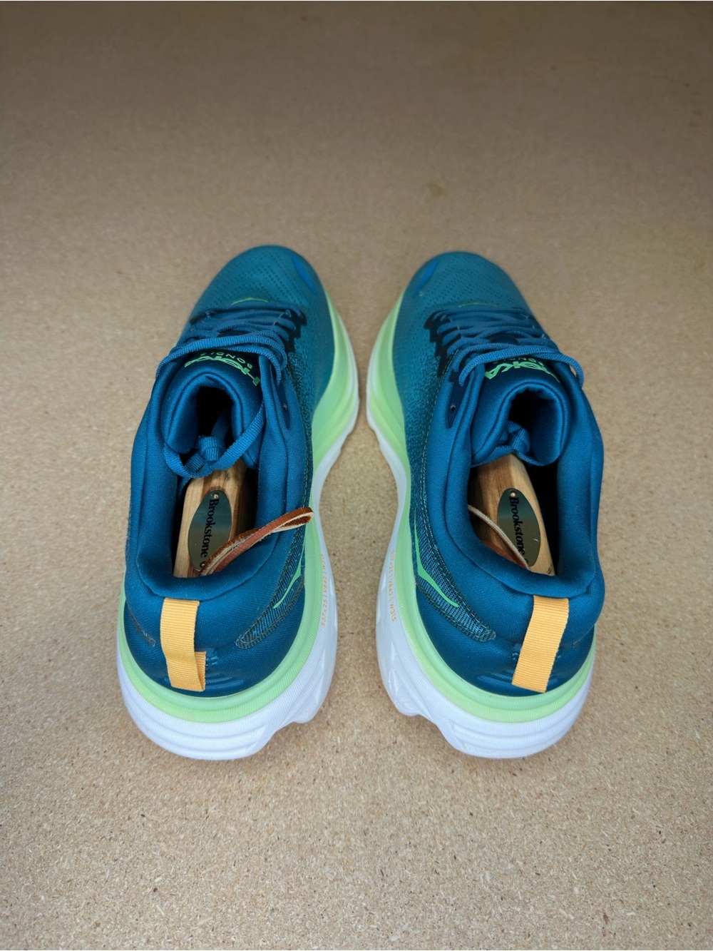 HOKA Bondi 8 Men’s 11D Deep Lagoon Ocean Mist Running Shoes 1123202-DLOM - Picture 3 of 12